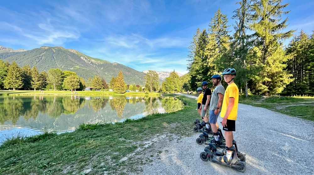 Sortie accompagnée en ski électrique Skwheel