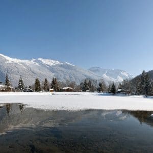 Le plan d'eau de samoens