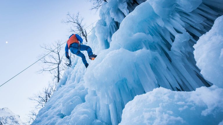 Escalade glaciaire