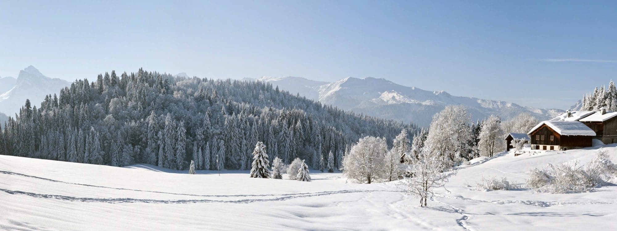 vue panoramique du hameau La Rosière