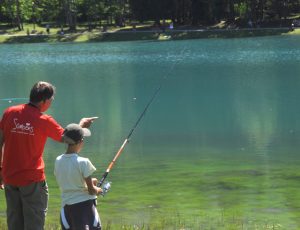 Pêche au lac aux dames