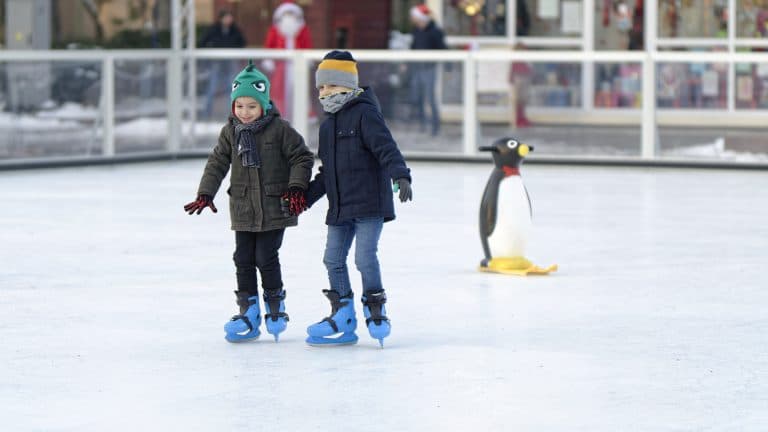 Patinoire enfants à Samoëns