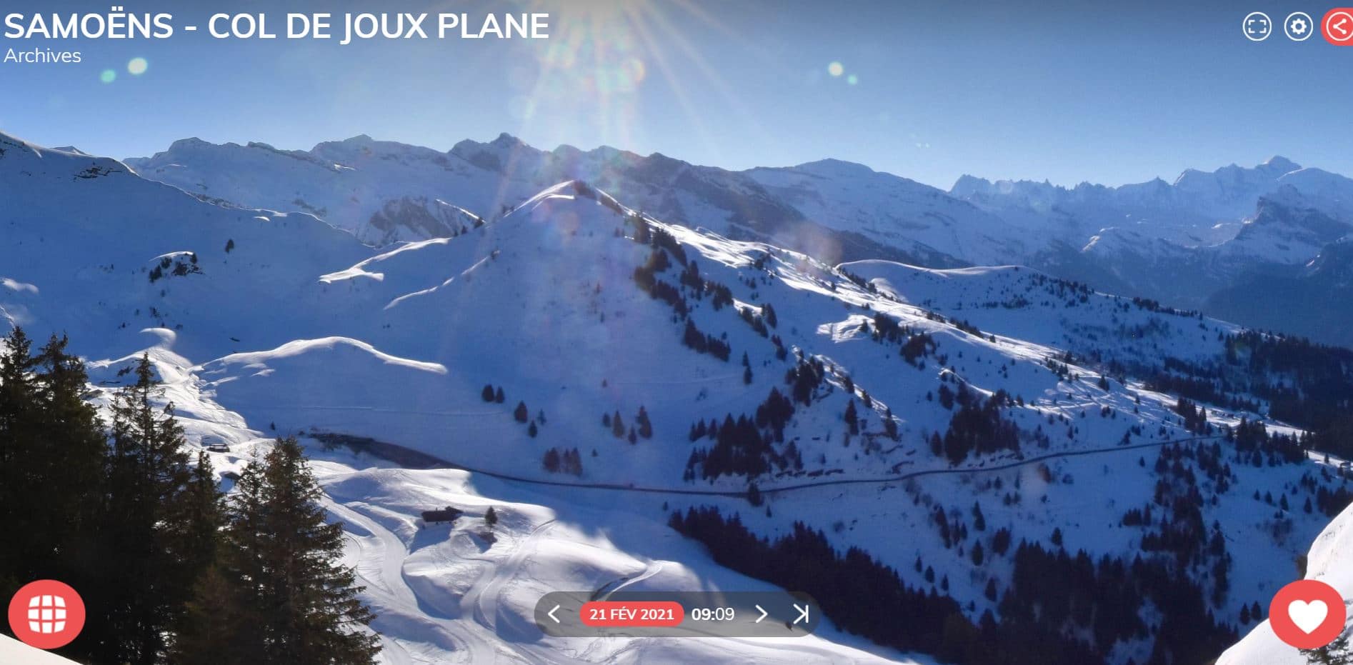 Webcams Samoëns, station de ski et village authentique en HauteSavoie