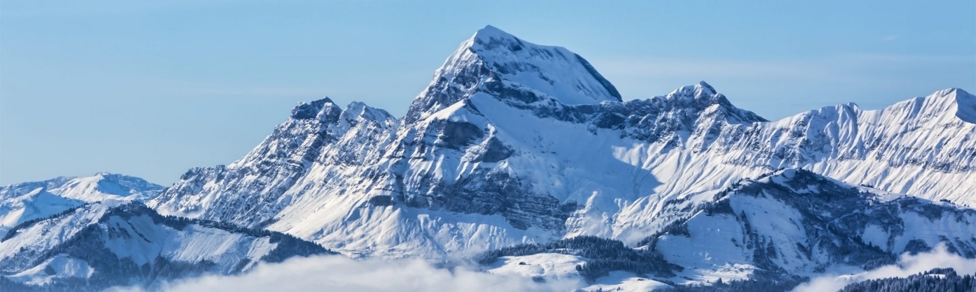 Beautiful,Winter,Landscape,In,The,Mont,Blanc,Massif,With,The