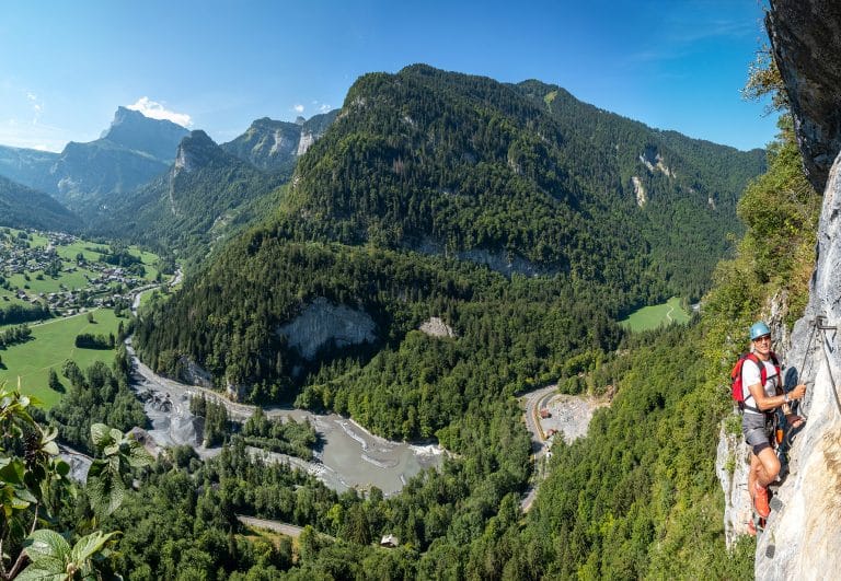 La via ferrata