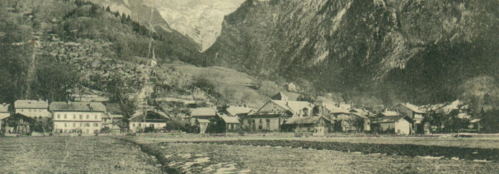 Samoëns carte ancienne