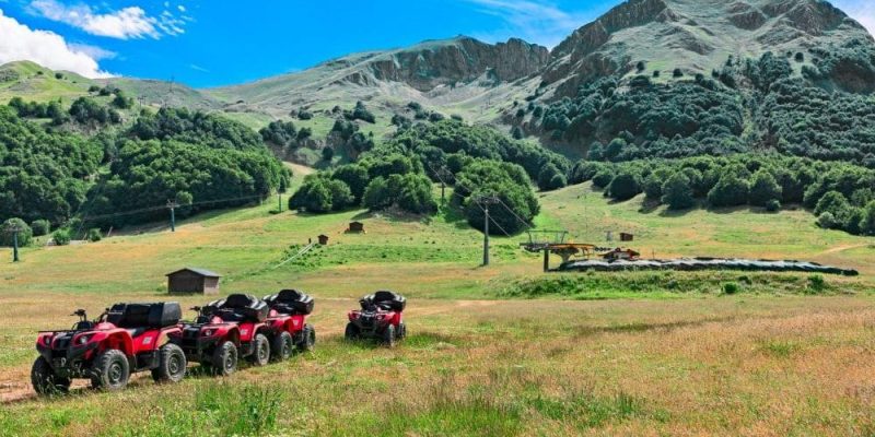 Landscape,Of,Mountain,With,Quad,Bike