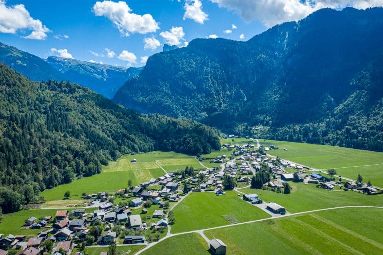 Panorama sur la vallée